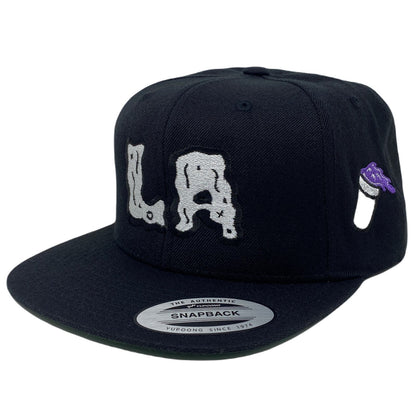 Los Angeles Shroom (All White) Snapback Hat