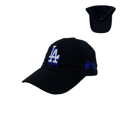 Los Angeles LA Drip Bloody Hands Halloween Slouch Dad Hat