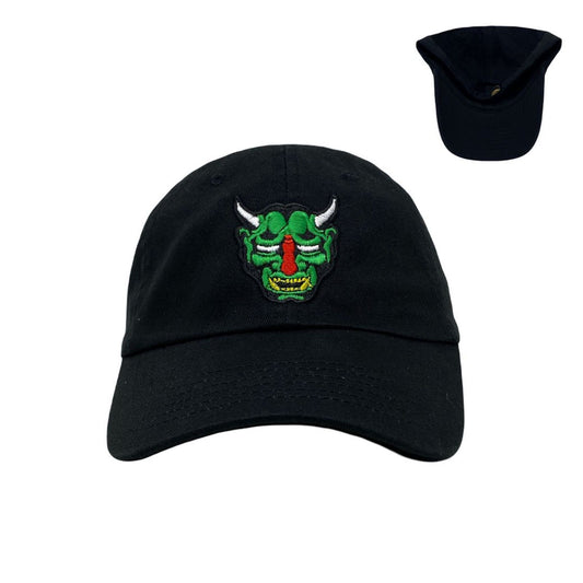 Oni Mask Green Dad Hat