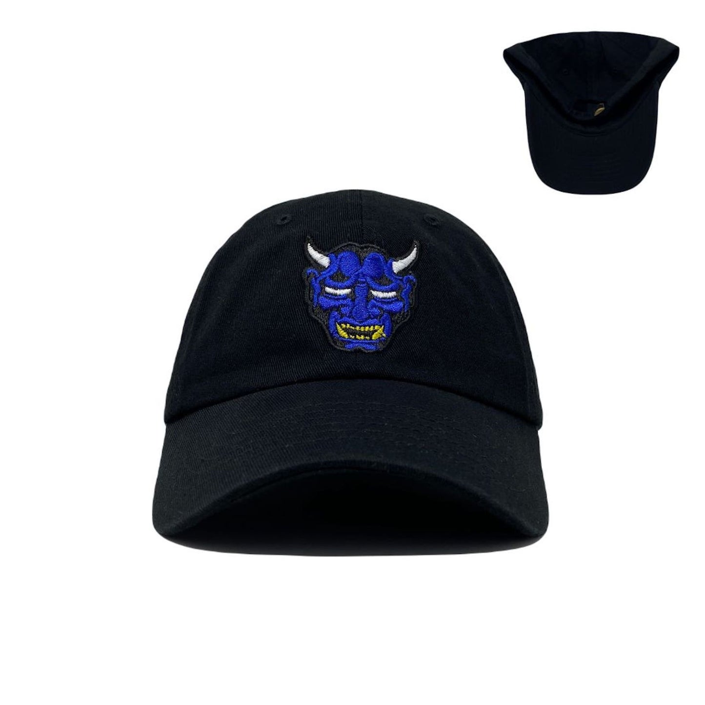 Oni Mask Blue Dad Hat