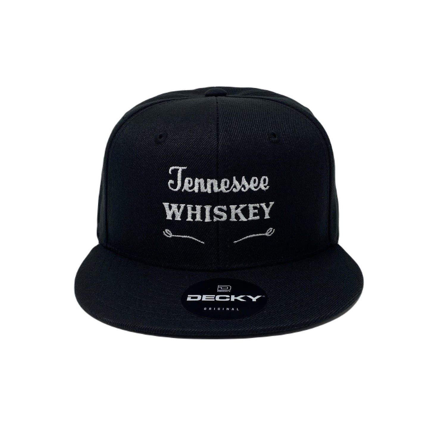 Tennessee Whiskey Snapback Hat All Black