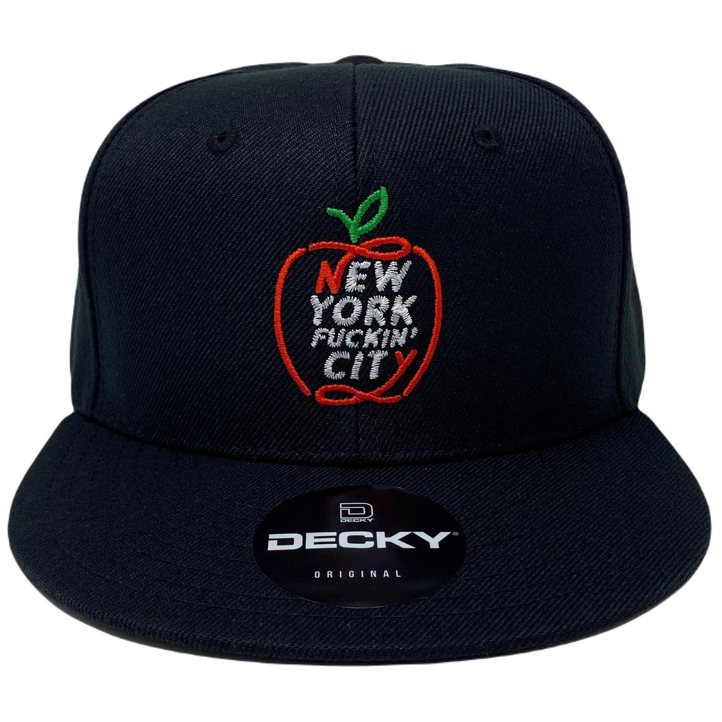 New York F*ckin' City Snapback Hat All Black