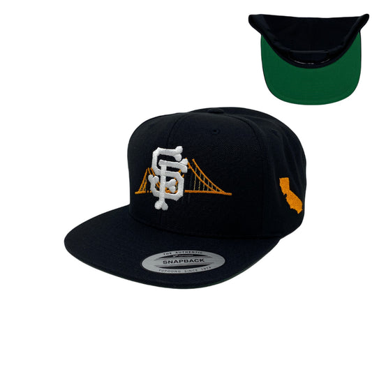 San Francisco Bone Bridge Snapback Hat