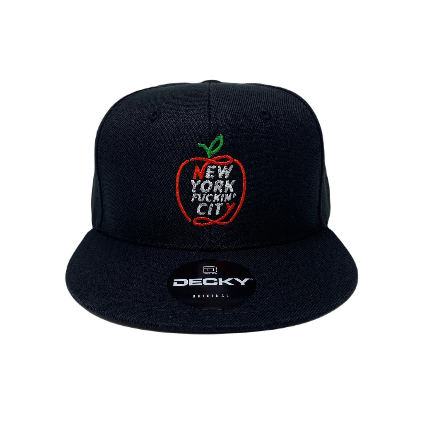 New York F*ckin' City Snapback Hat All Black