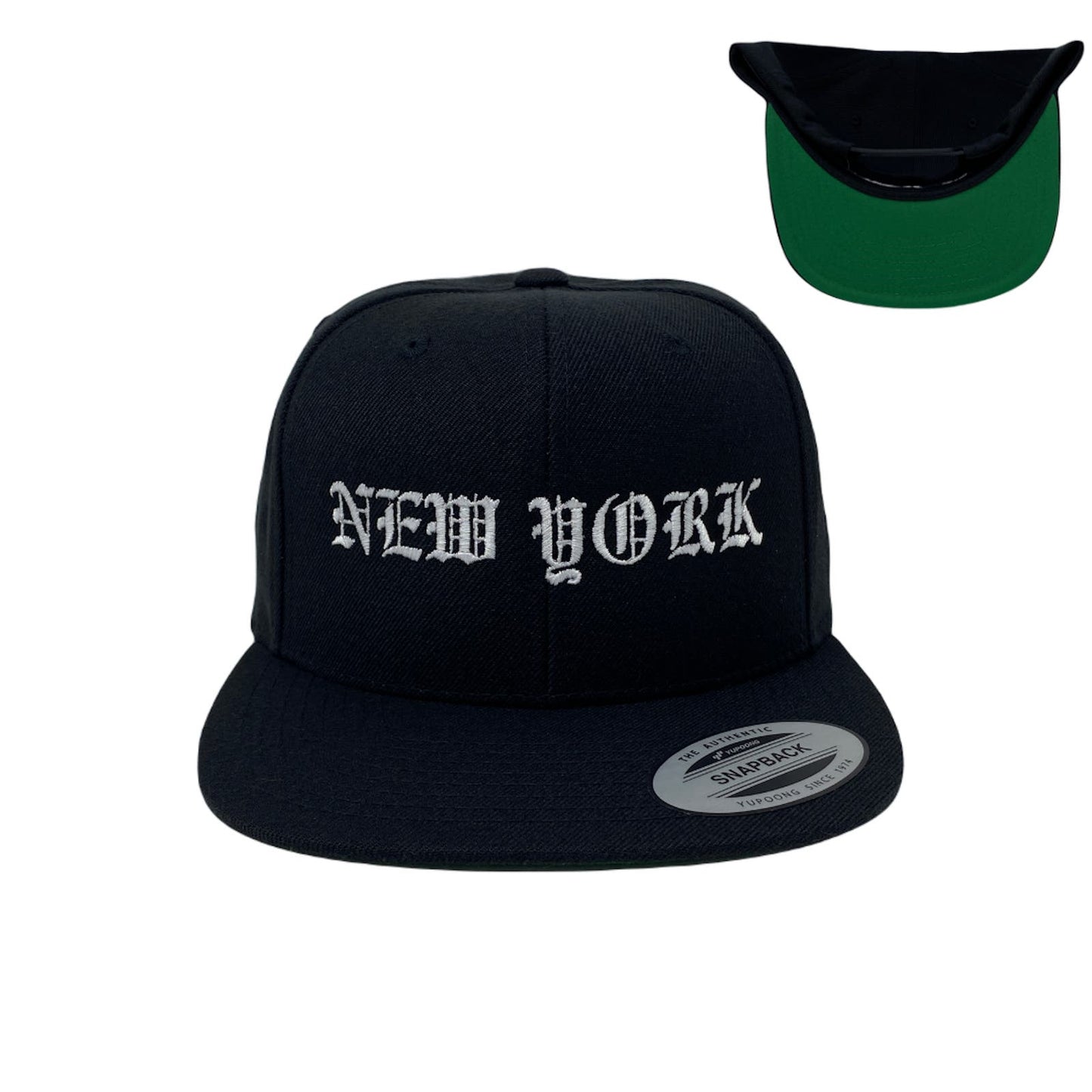 New York City Old English Snapback Hat