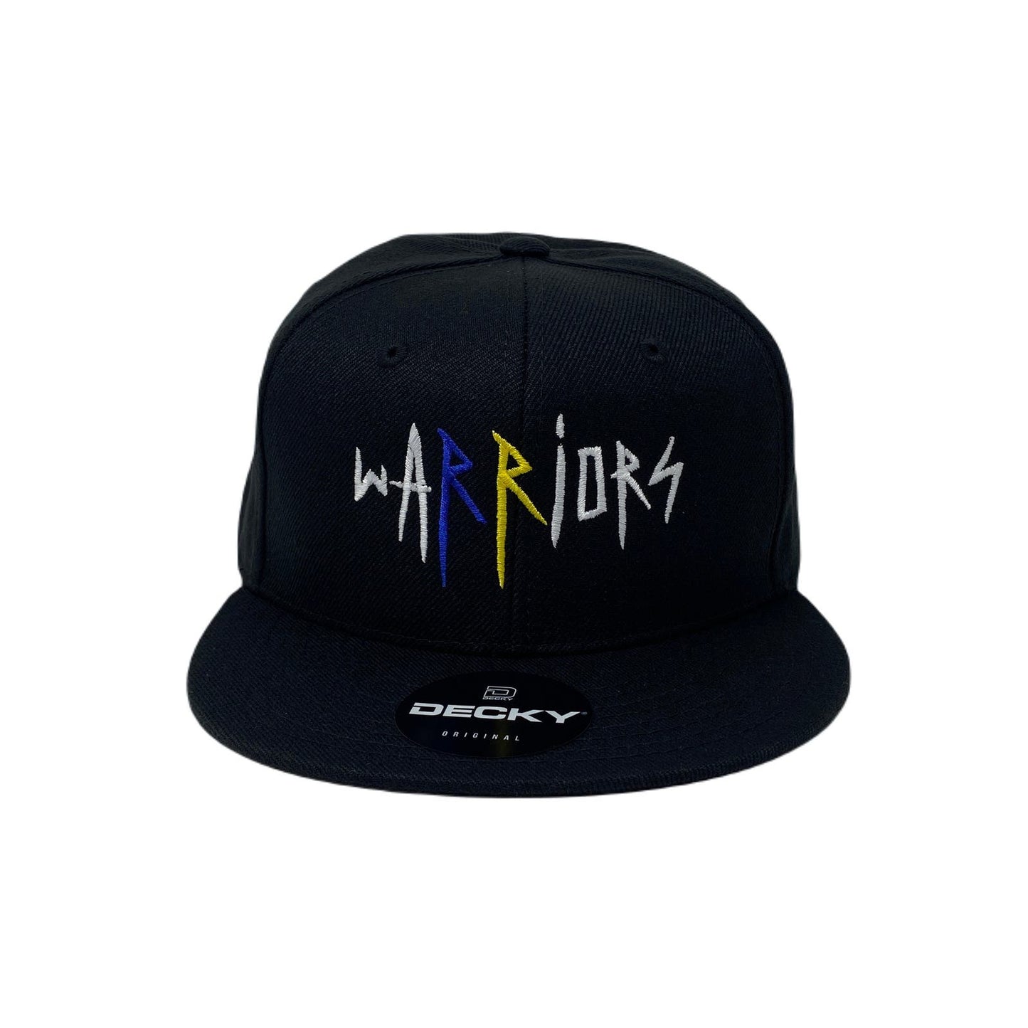 Warriors Snapback Hat All Black