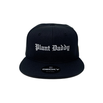 Plant Daddy Snapback Hat All Black