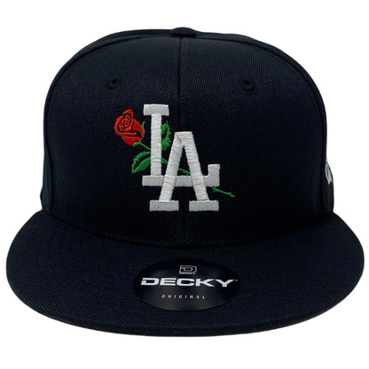 Los Angeles LA Laugh Now Cry Later WHT Masks Snapback Hat