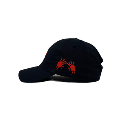 Los Angeles LA Anarchy Bloody Hands Slouch Dad Hat
