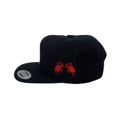 Los Angeles LA Anarchy Bloody Hands Snapback Hat
