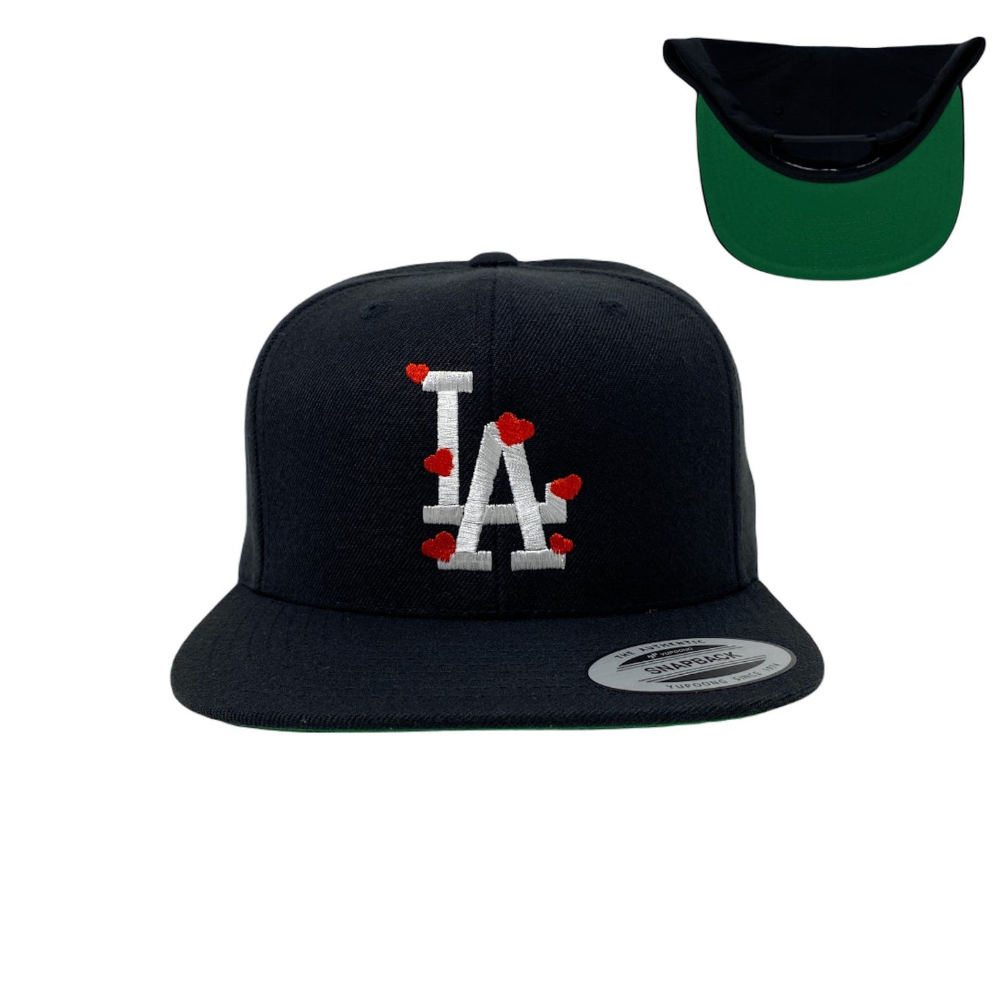 Los Angeles Hearts White Snapback Hat