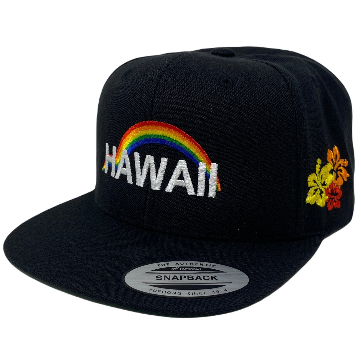 Hawaii Rainbow Snapback Hat