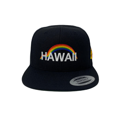 Hawaii Rainbow Snapback Hat