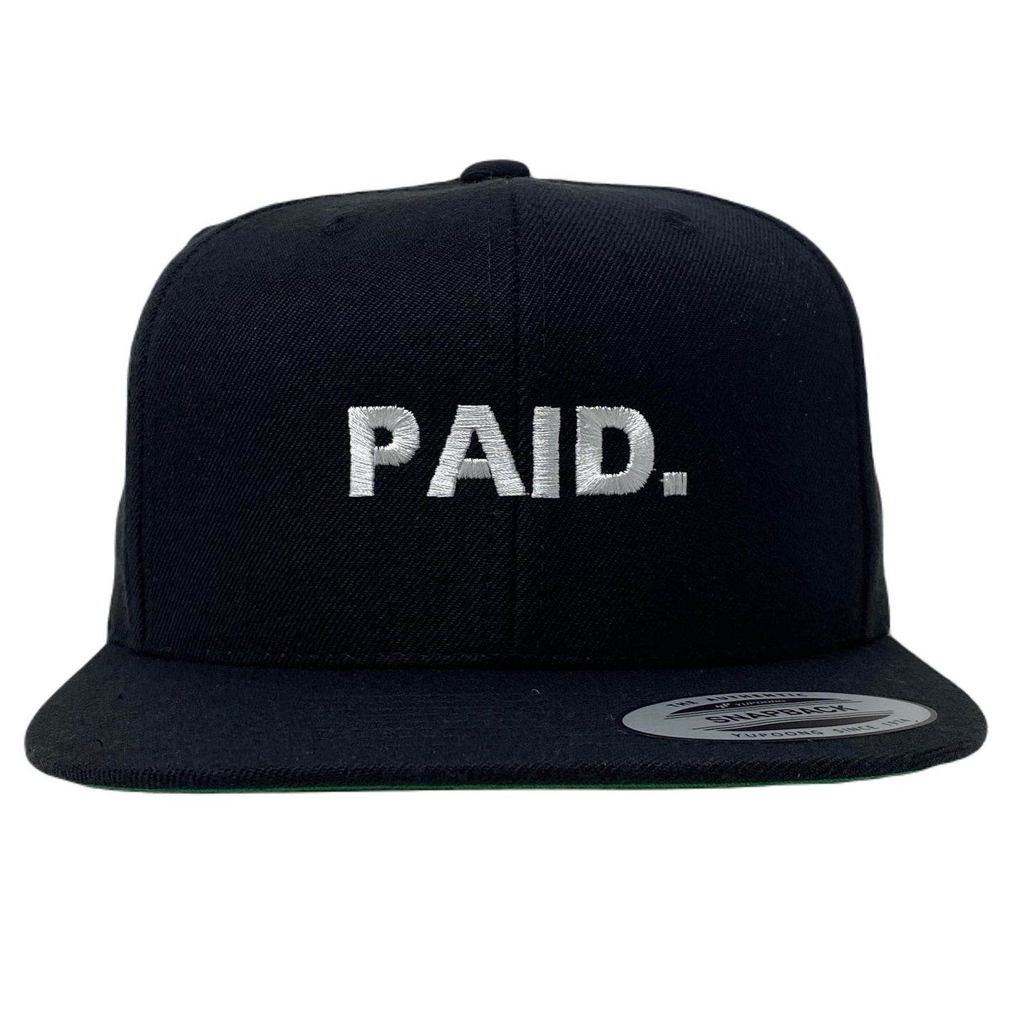 PAID. Snapback Hat