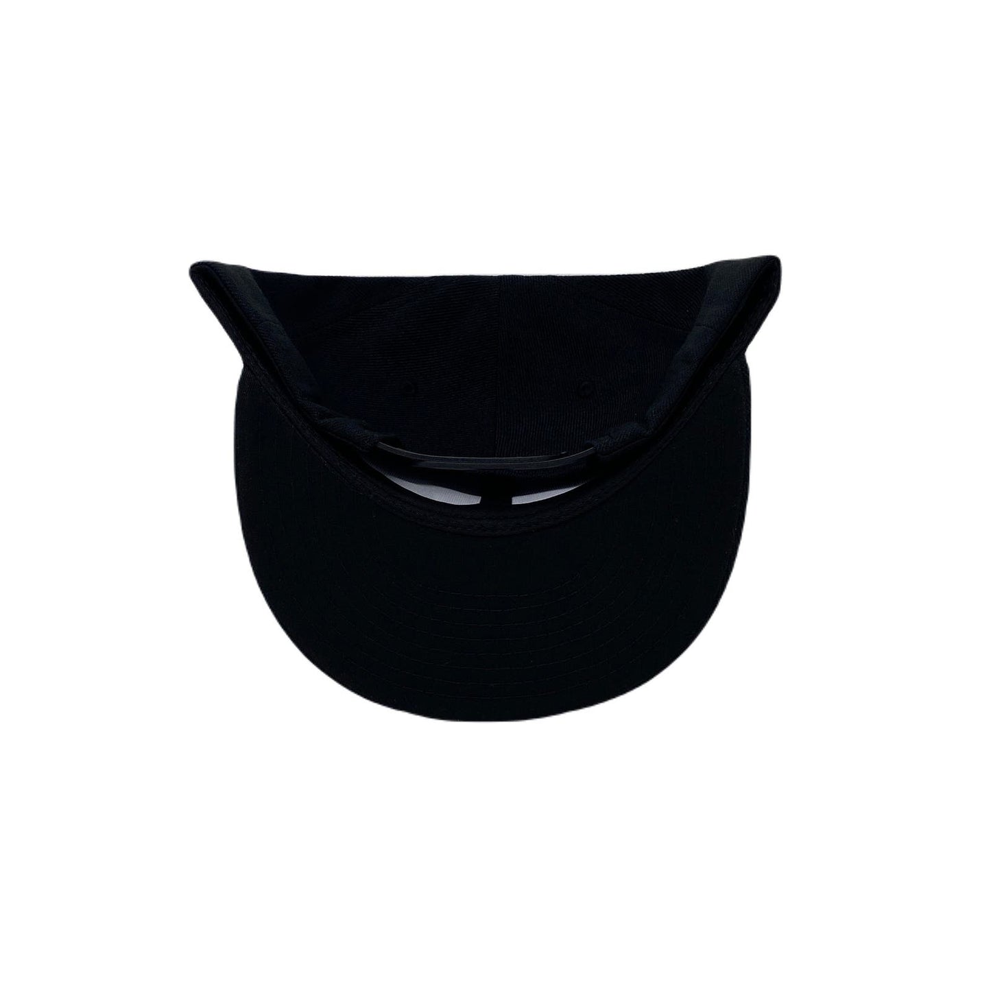 Oni Mask Blue Snapback Hat All Black