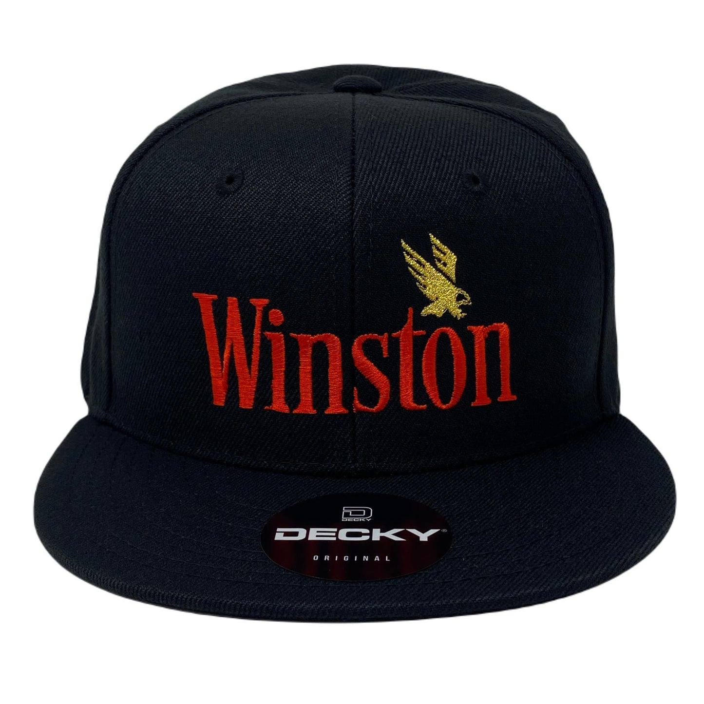 Winston Snapback Hat All Black