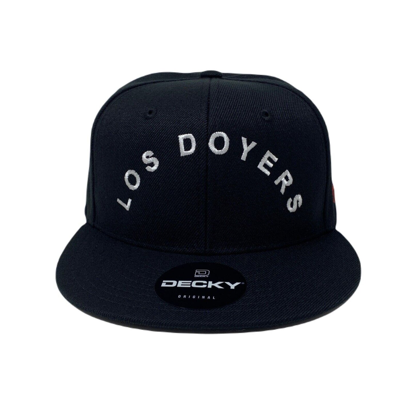 Los Doyers Side Hit Snapback Hat All Black