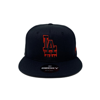 Los Angeles LA Drip Bloody Hands Halloween Snapback Hat
