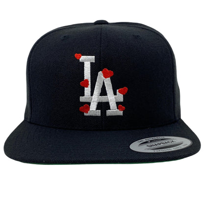 Los Angeles Hearts White Snapback Hat