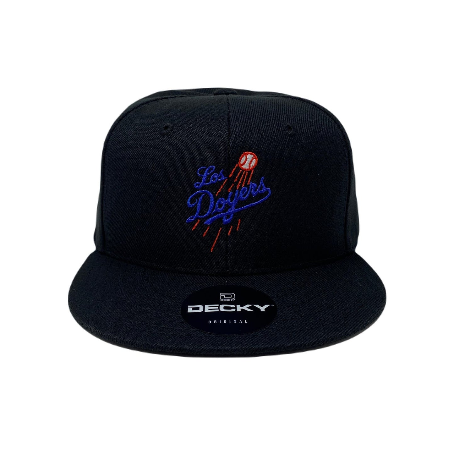 Los Doyers Snapback Hat All Black