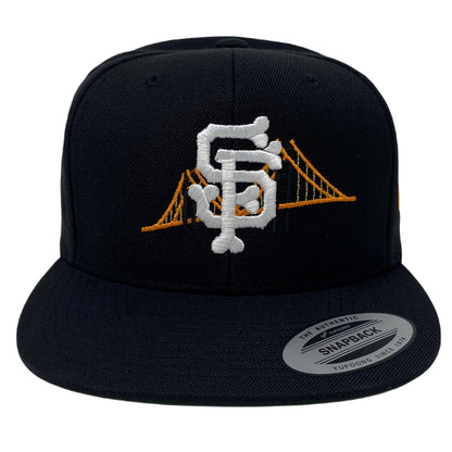 San Francisco Bone Bridge Snapback Hat