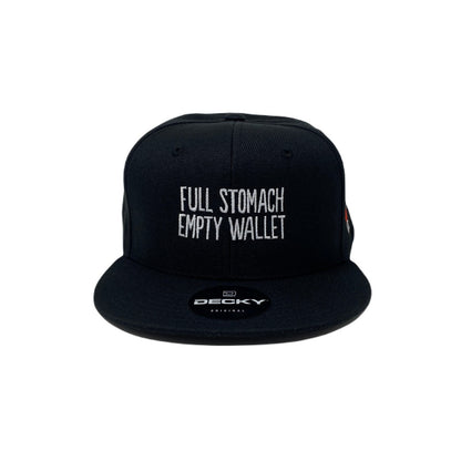 Foodie USA Snapback Hat All Black