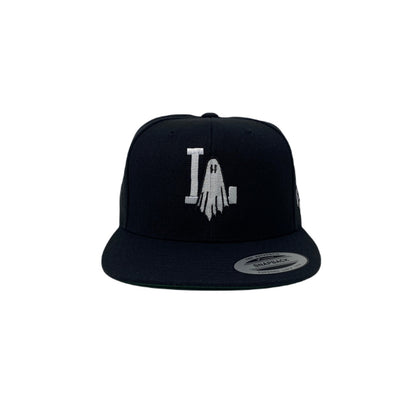 Los Angeles LA Ghost Halloween Spooky GRY Snapback Hat