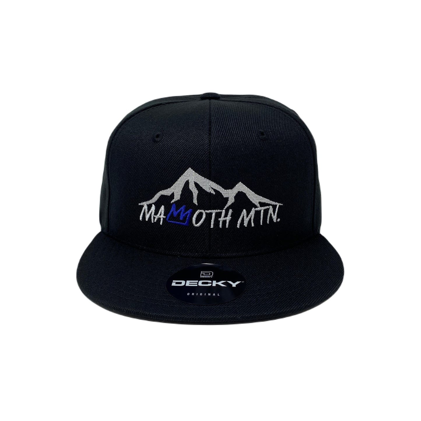 Mammoth Mountain Snapback Hat All Black