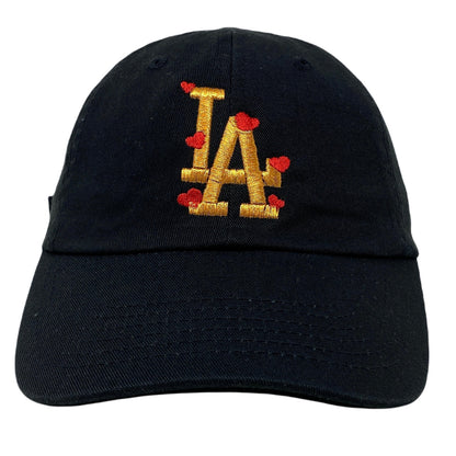 Los Angeles LA Hearts Love Bronze Slouch Dad Hat