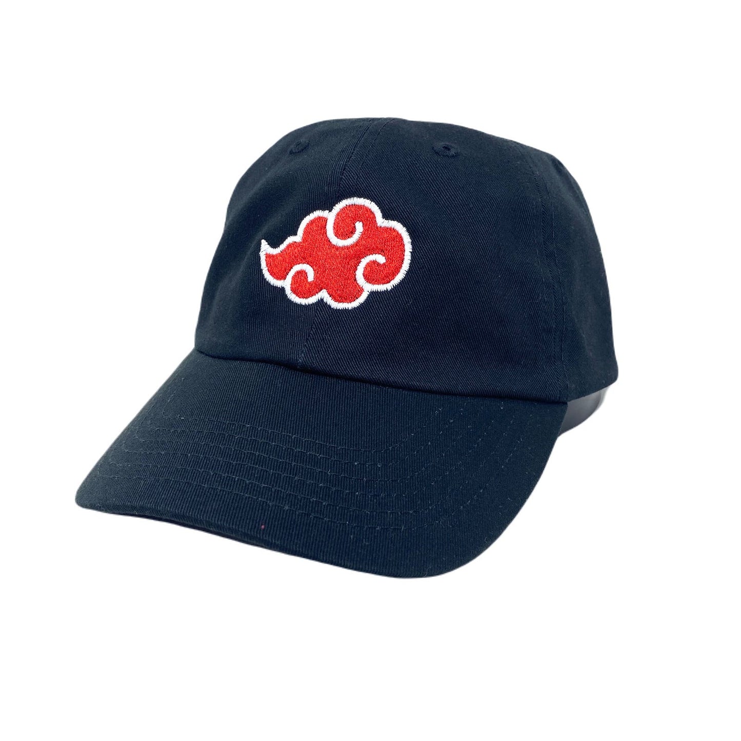 Red Embroidered Cloud Dad Hat