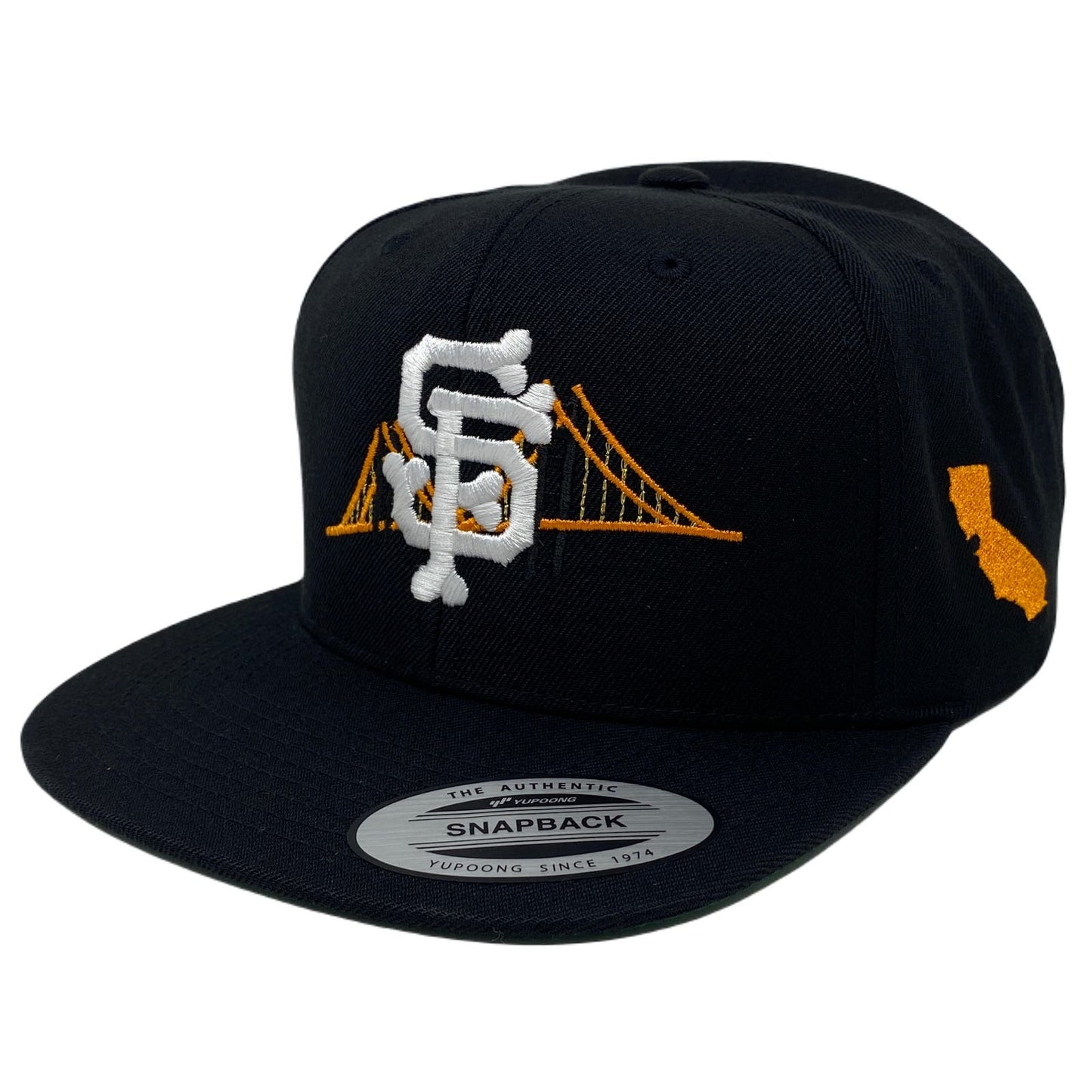 San Francisco Bone Bridge Snapback Hat