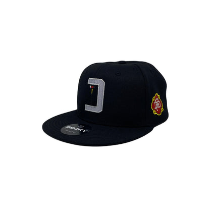 Dallas Fire Department Snapback Hat All Black