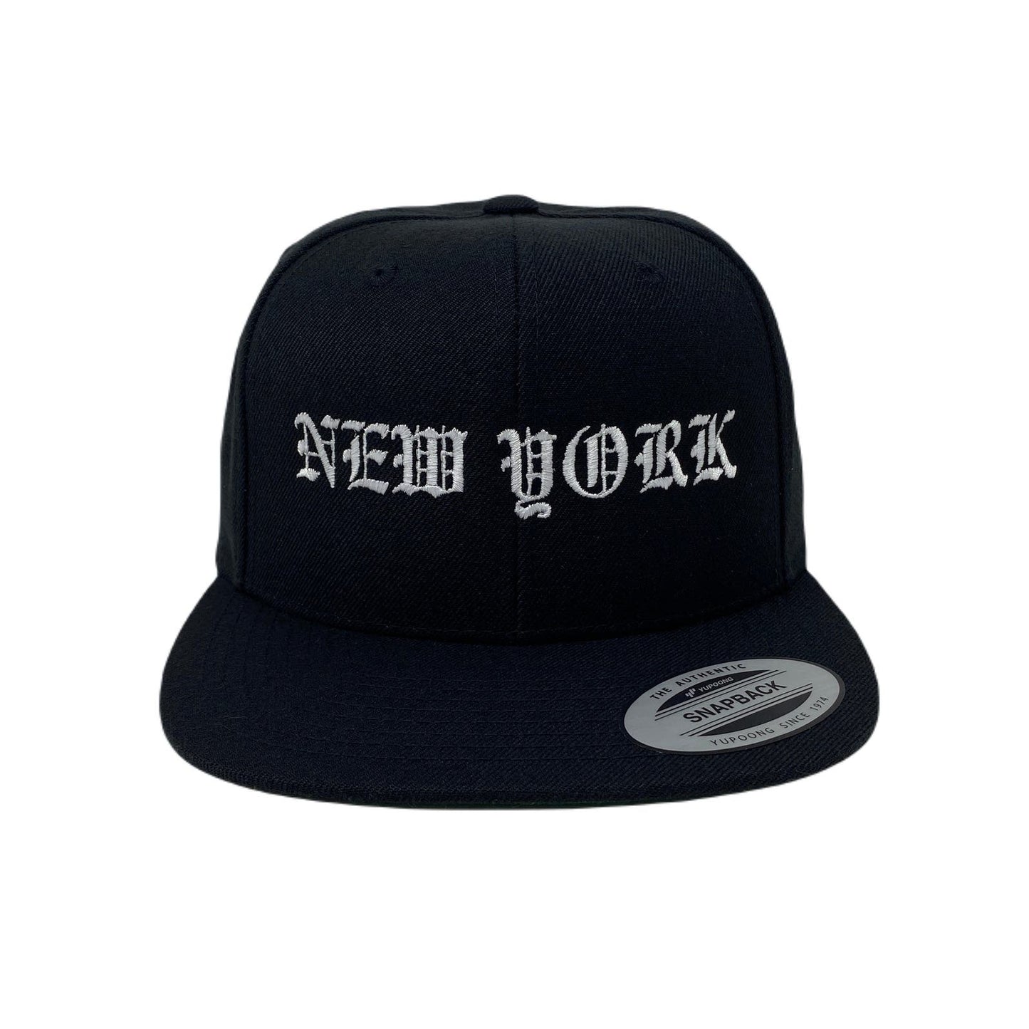 New York City Old English Snapback Hat