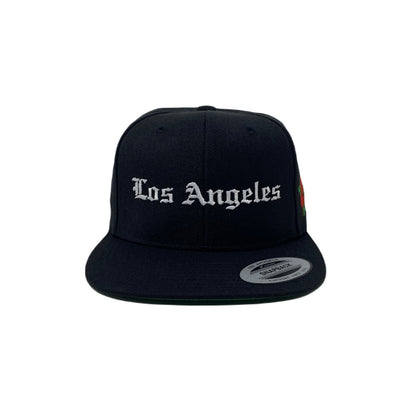 Los Angeles Old English Rose (Side Hit) Snapback Hat