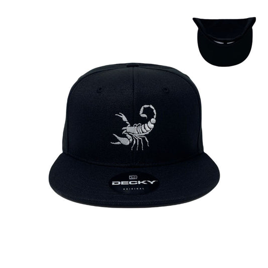 Scorpio Season Snapback Hat All Black