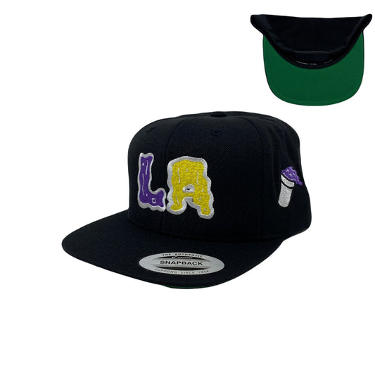 Los Angeles Shroom (White Outline) Snapback Hat