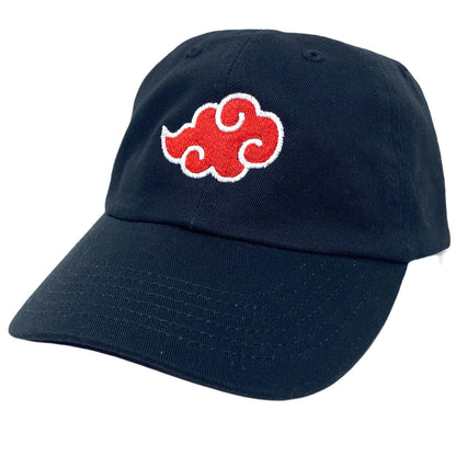 Red Embroidered Cloud Dad Hat