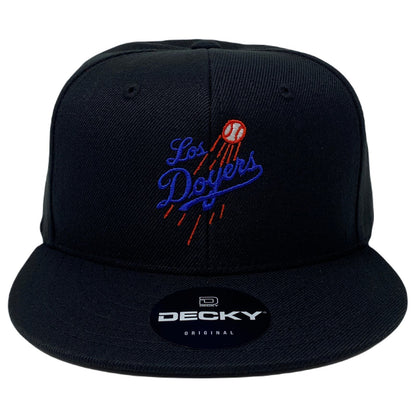 Los Doyers Snapback Hat All Black