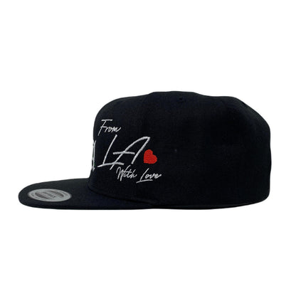 Los Angeles Old English Rose With Love Snapback Hat