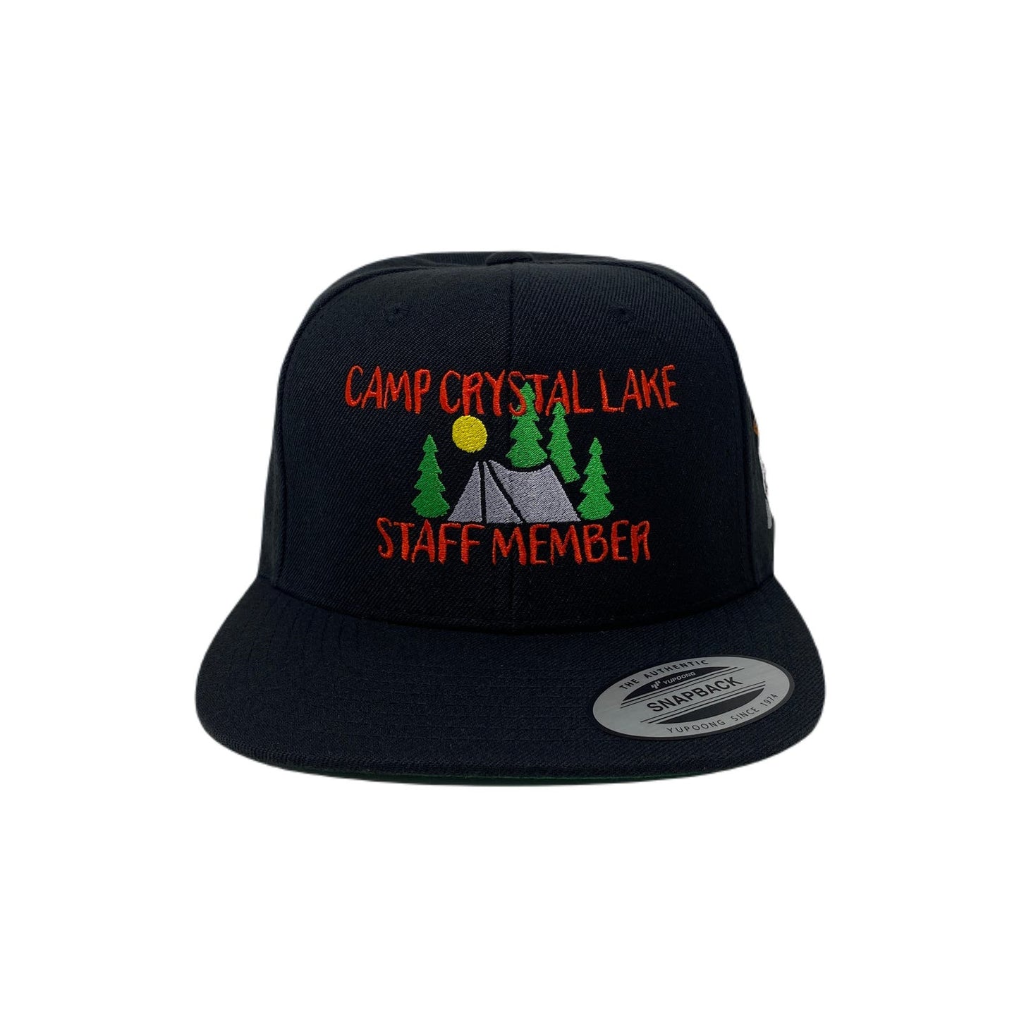 Camp Lake Staff Member Mask Snapback Hat