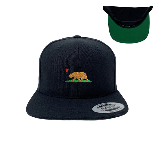 California Republic Bear Snapback Hat