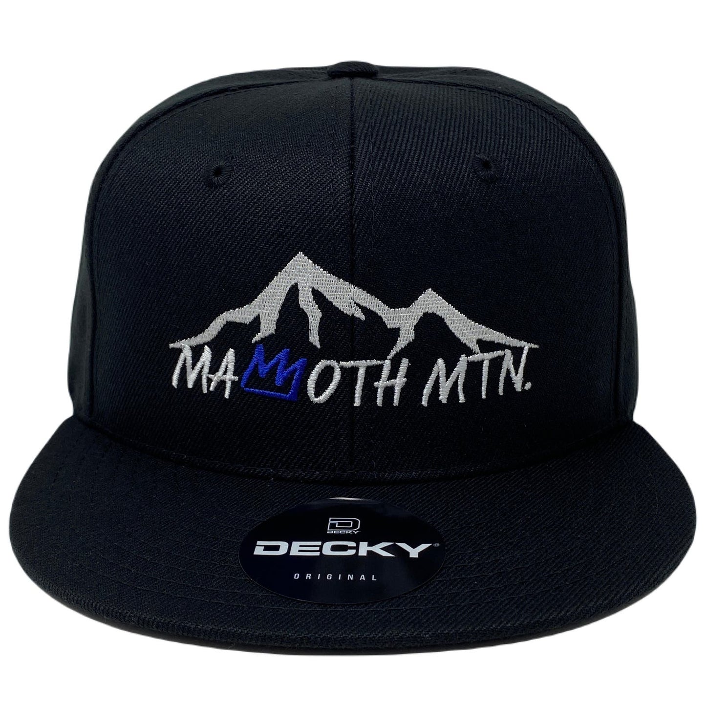 Mammoth Mountain Snapback Hat All Black